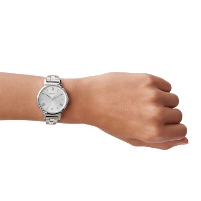 Fossil Daisy Three-Hand Stainless Steel Watch