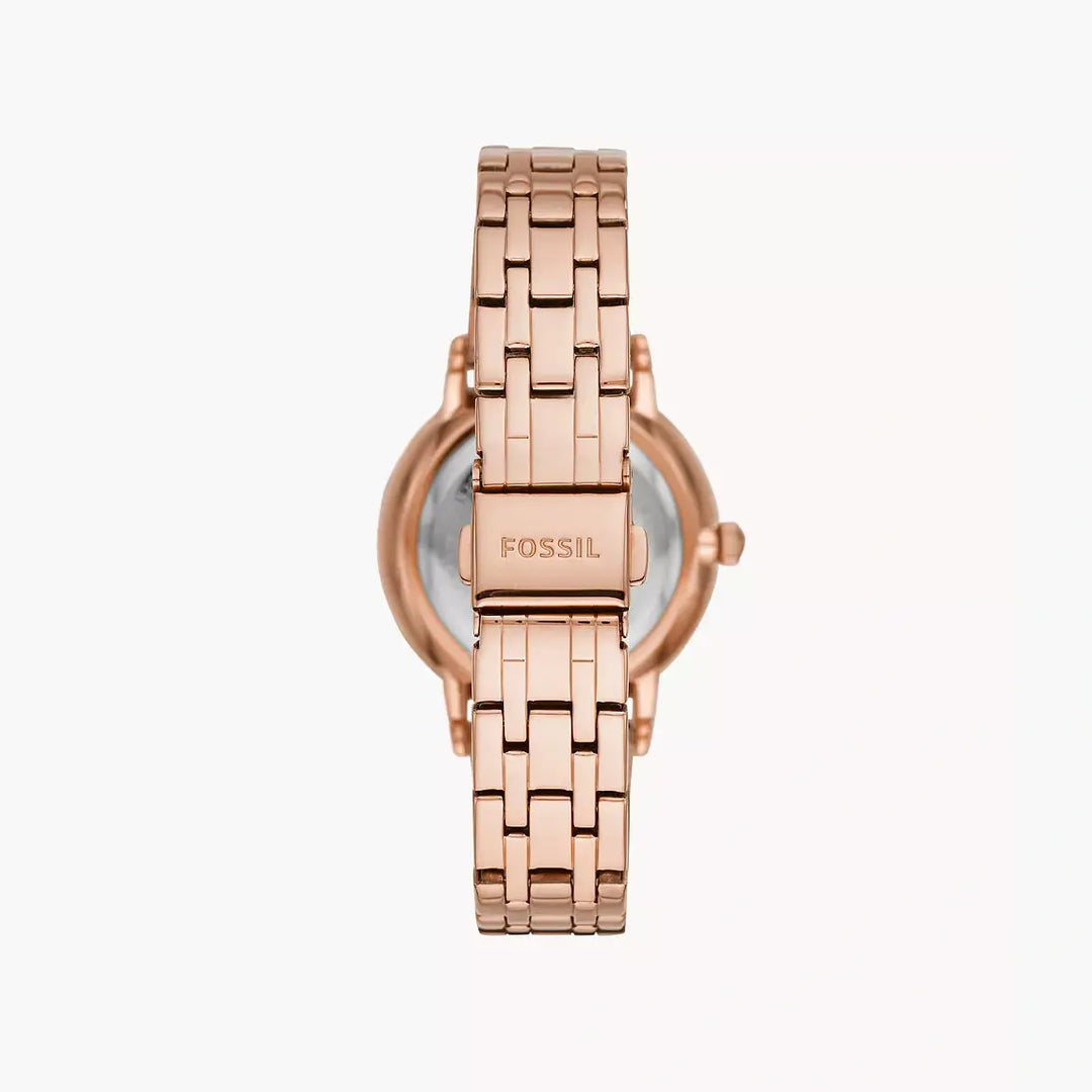 Fossil Gwen Three-Hand Date Rose Gold-Tone Stainless Steel Watch