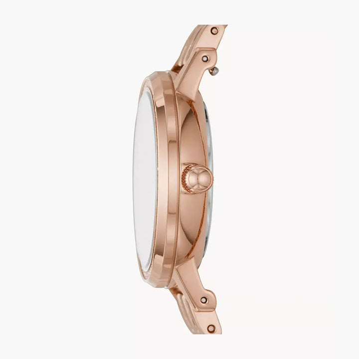 Fossil Gwen Three-Hand Date Rose Gold-Tone Stainless Steel Watch