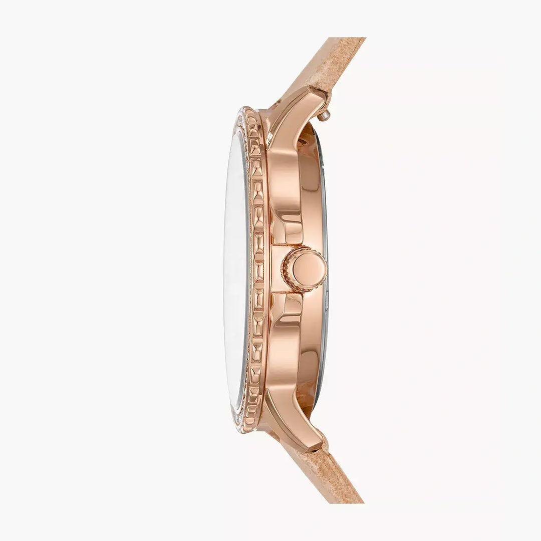 Fossil Izzy Multifunction Blush Leather Watch