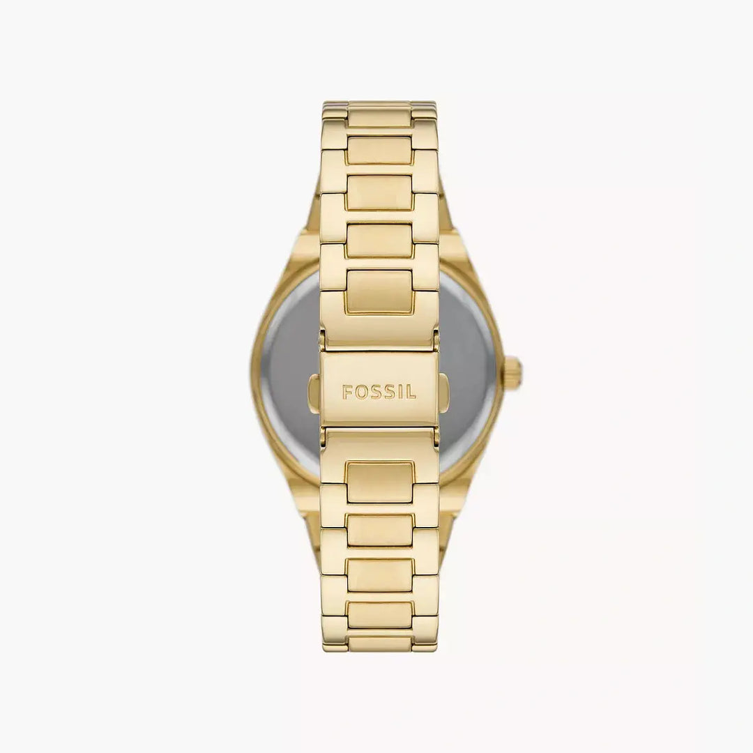 Fossil Scarlette Three-Hand Gold-Tone Stainless Steel Watch