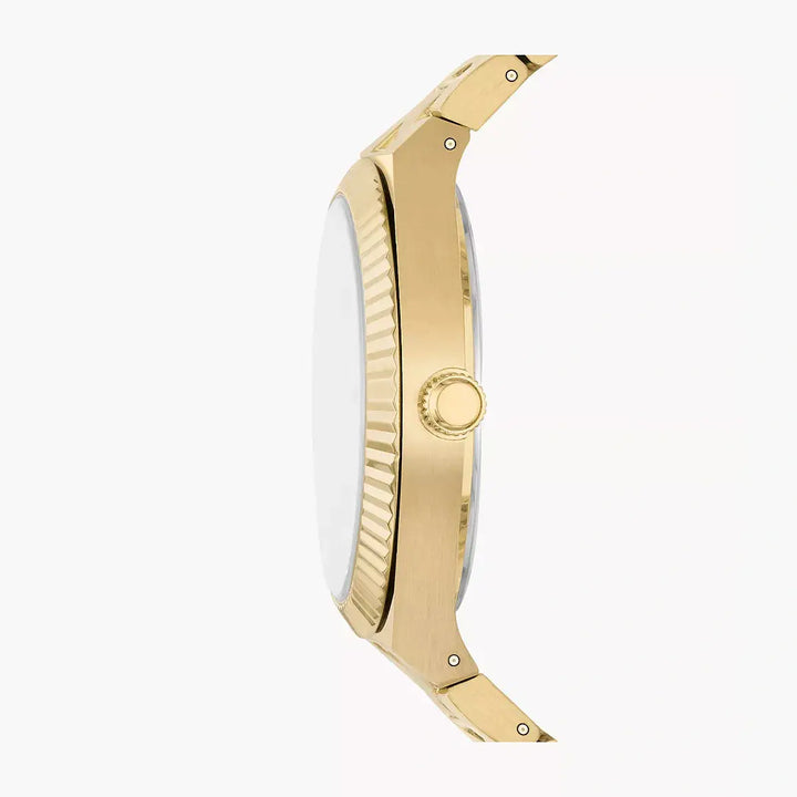Fossil Scarlette Three-Hand Gold-Tone Stainless Steel Watch