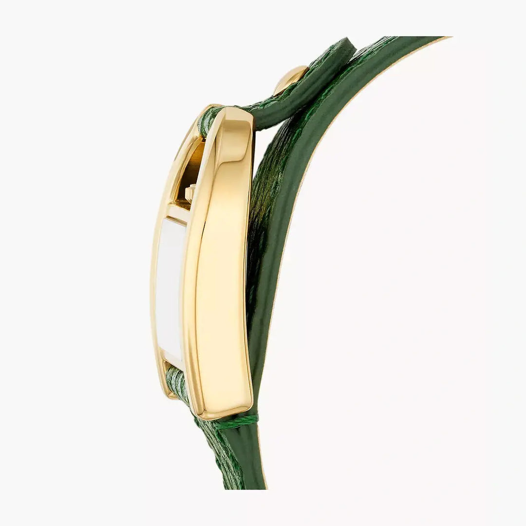 Fossil Harwell Three-Hand Green LiteHide™ Leather Watch