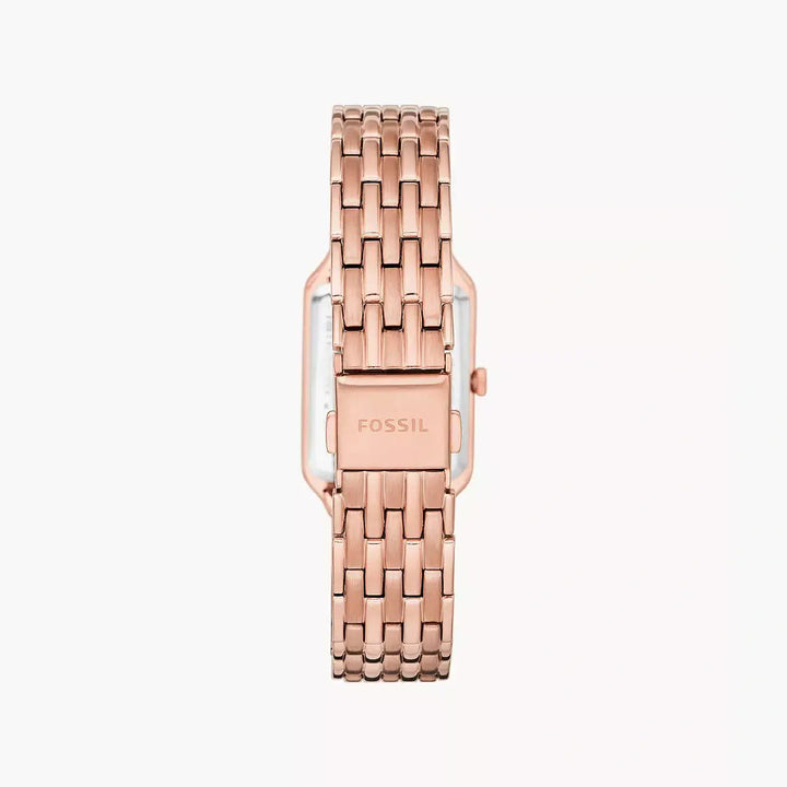 Fossil Raquel Three-Hand Date Rose Gold-Tone Stainless Steel Watch