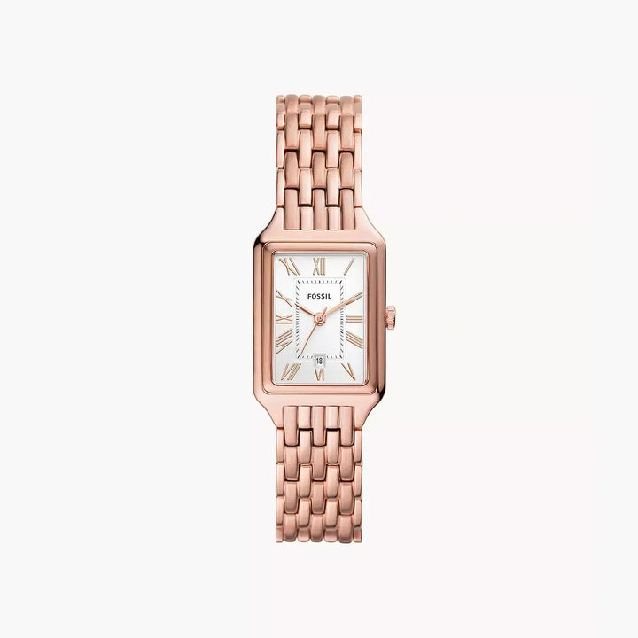 Fossil Raquel Three-Hand Date Rose Gold-Tone Stainless Steel Watch