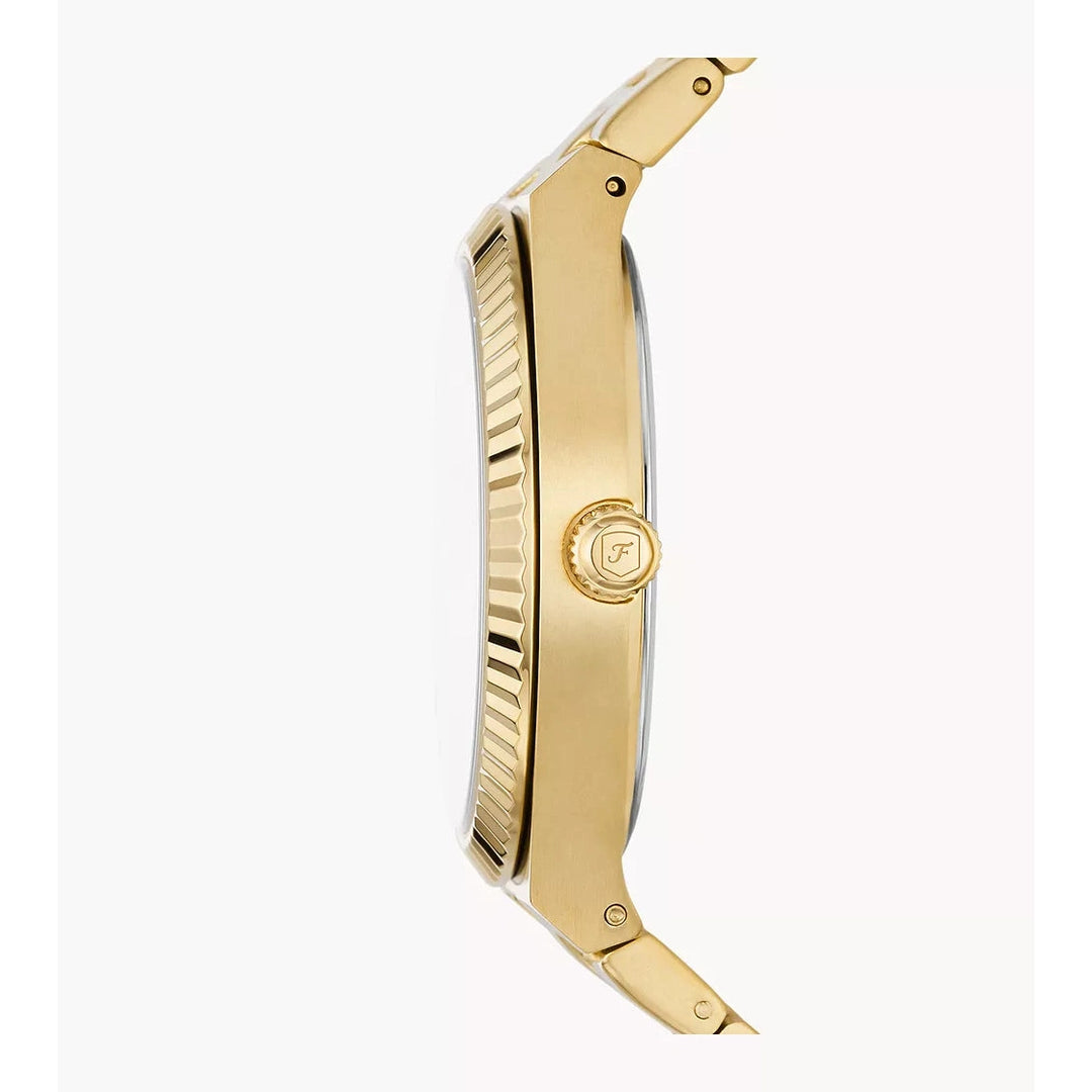 Scarlette Three-Hand Date Gold-Tone Stainless Steel Watch