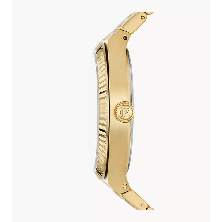 Scarlette Three-Hand Date Gold-Tone Stainless Steel Watch