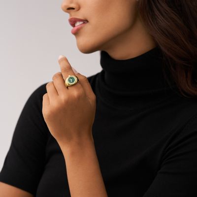 Gold watch ring | Fossil | Shop Women's Watches Online | Simons