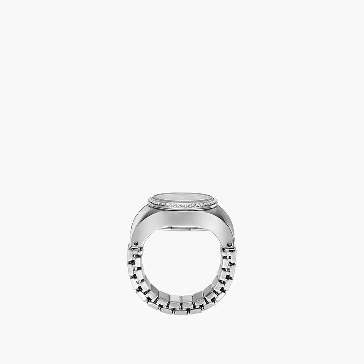 Fossil Watch Ring Two-Hand Stainless Steel