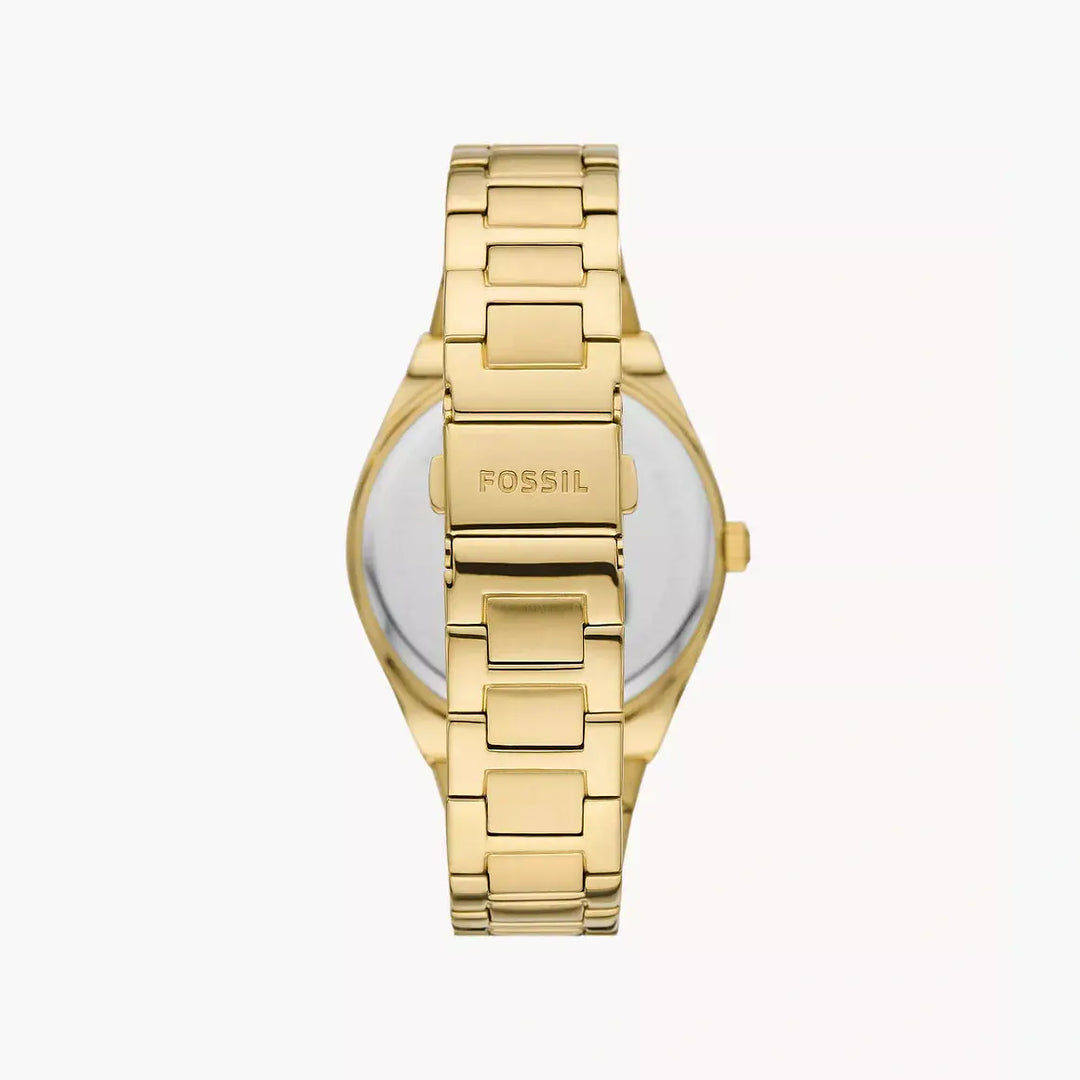 Fossil Scarlette Three-Hand Gold-Tone Stainless Steel Watch