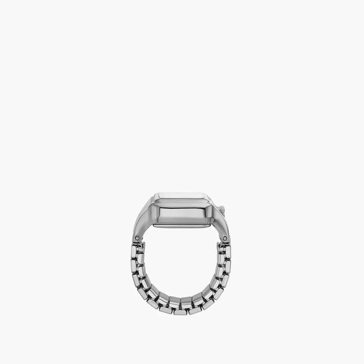 Fossil Raquel Watch Ring Two-Hand Stainless Steel