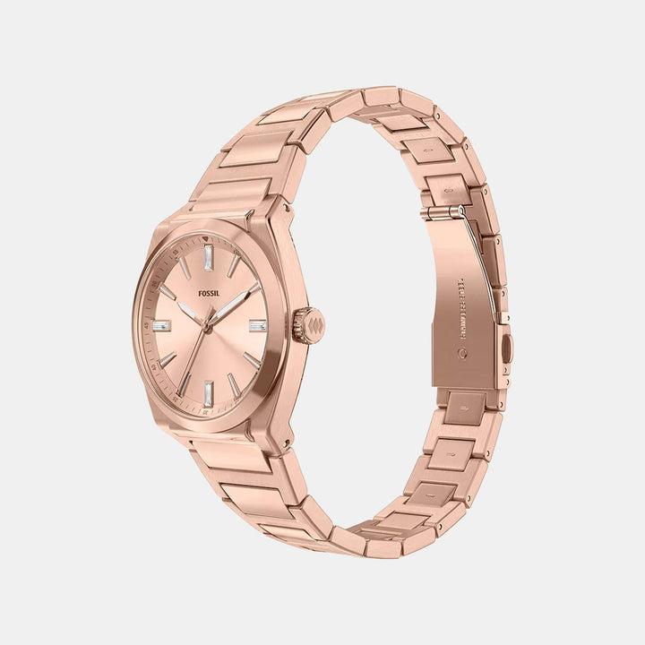 Fossil ES5491 Rose Gold Dial Women&