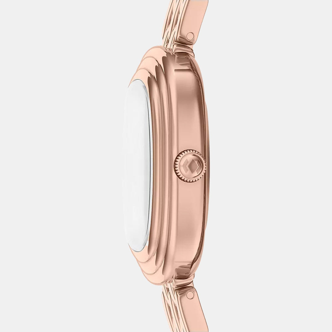 Fossil ES5507 Rose Gold Dial Women&
