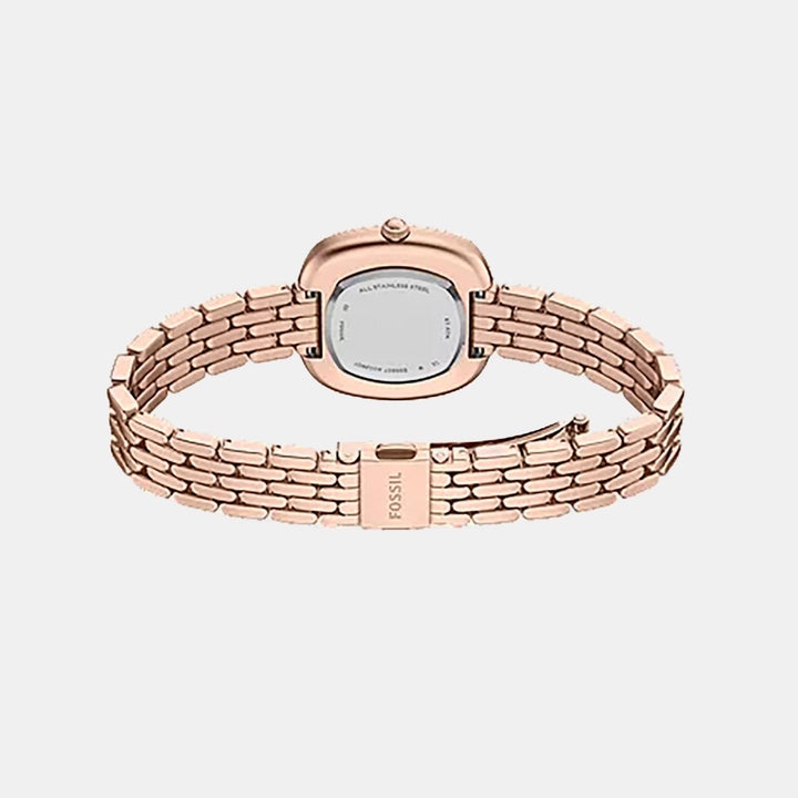 Fossil ES5507 Rose Gold Dial Women&