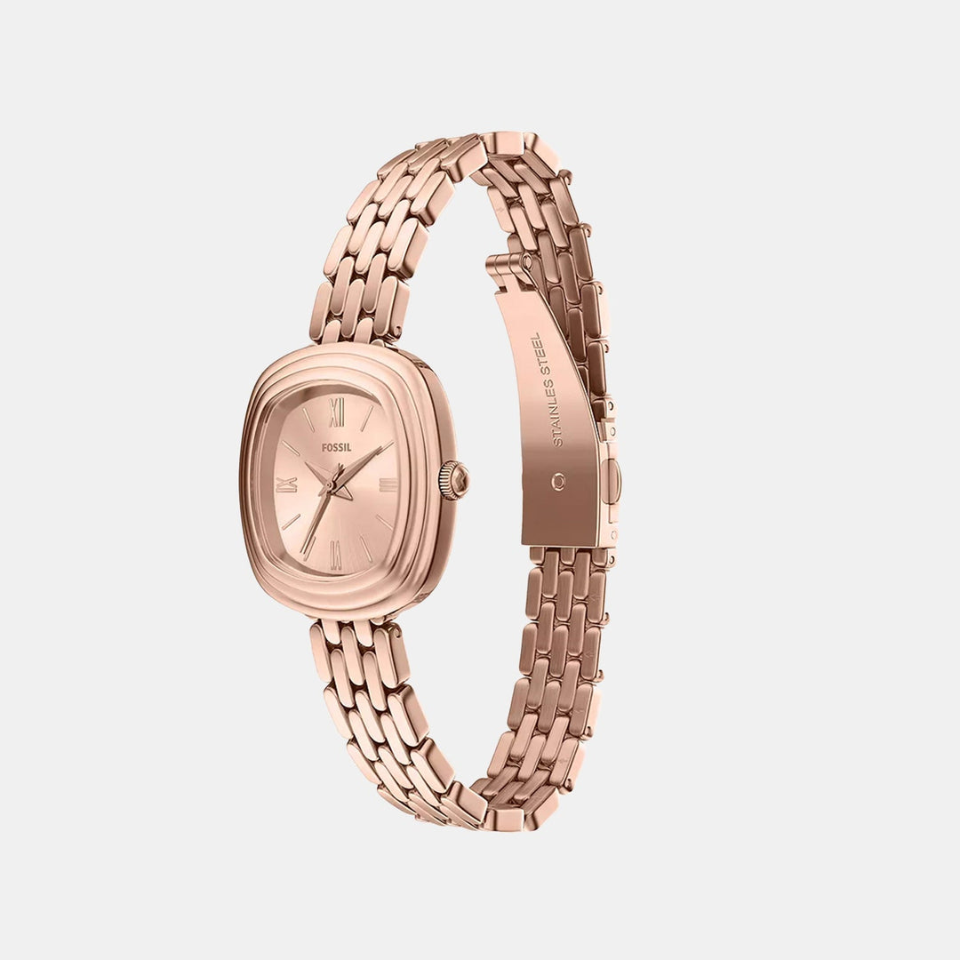 Fossil ES5507 Rose Gold Dial Women&