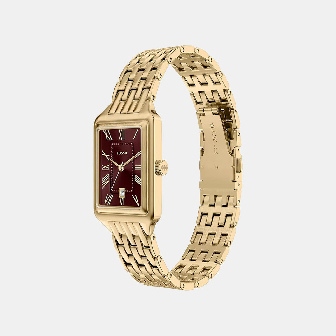 Fossil ES5512 Red Dial Women&