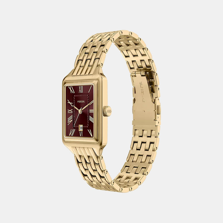 Fossil ES5512 Red Dial Women&