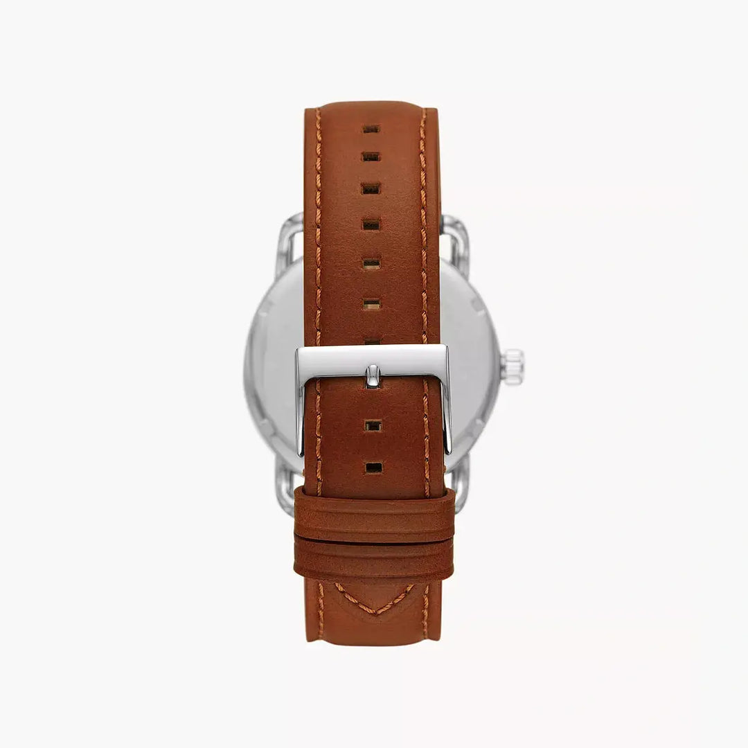 Fossil Copeland Three-Hand Luggage Leather Watch