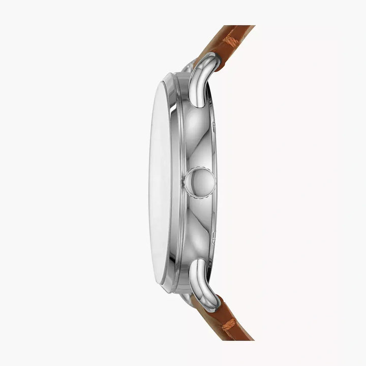 Fossil Copeland Three-Hand Luggage Leather Watch