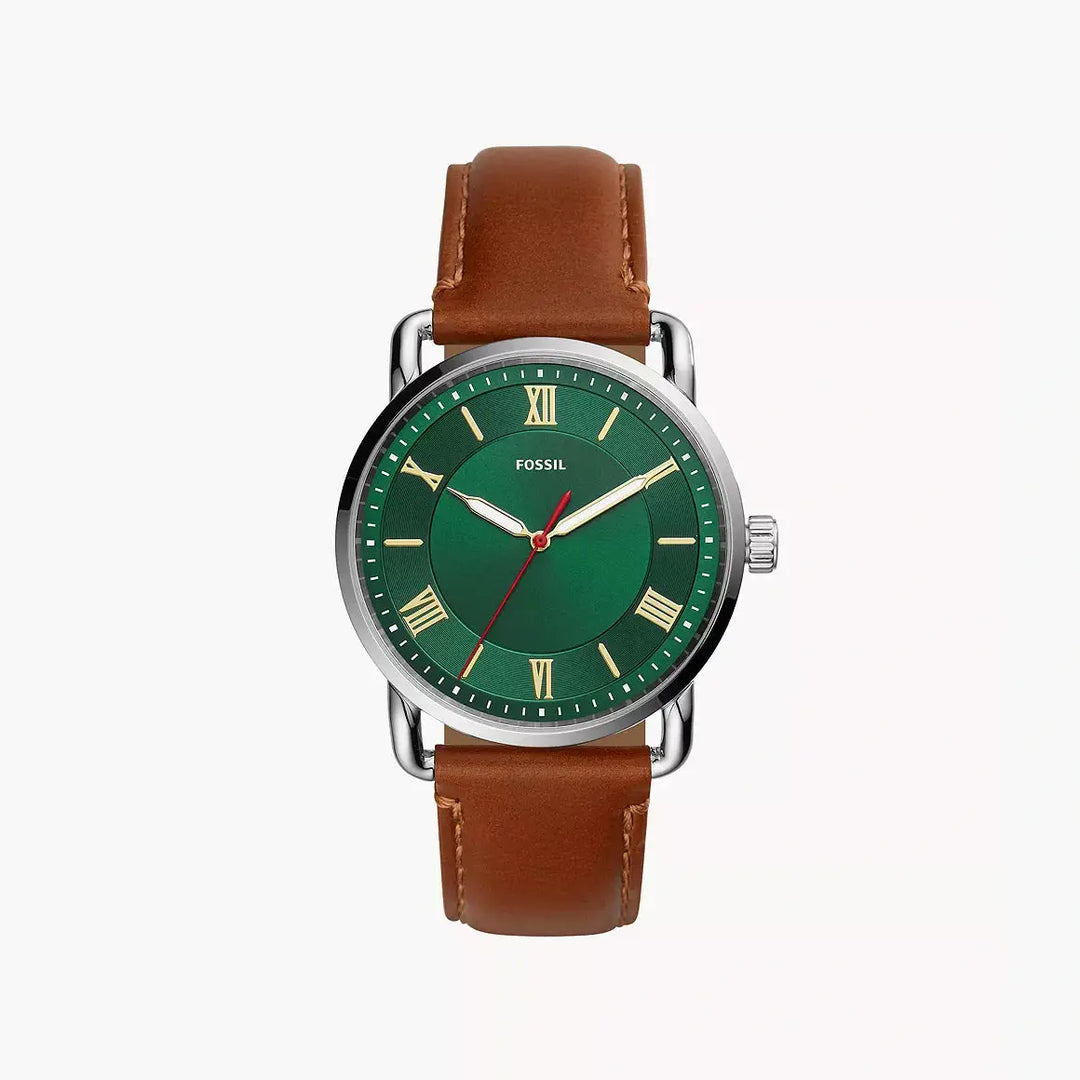Fossil Copeland Three-Hand Luggage Leather Watch
