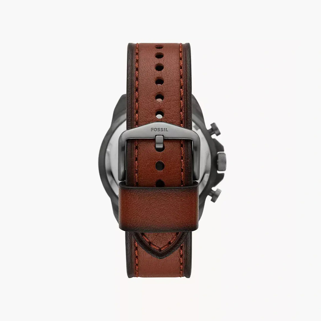 Fossil Bronson Chronograph Brown LiteHide™ Leather Watch