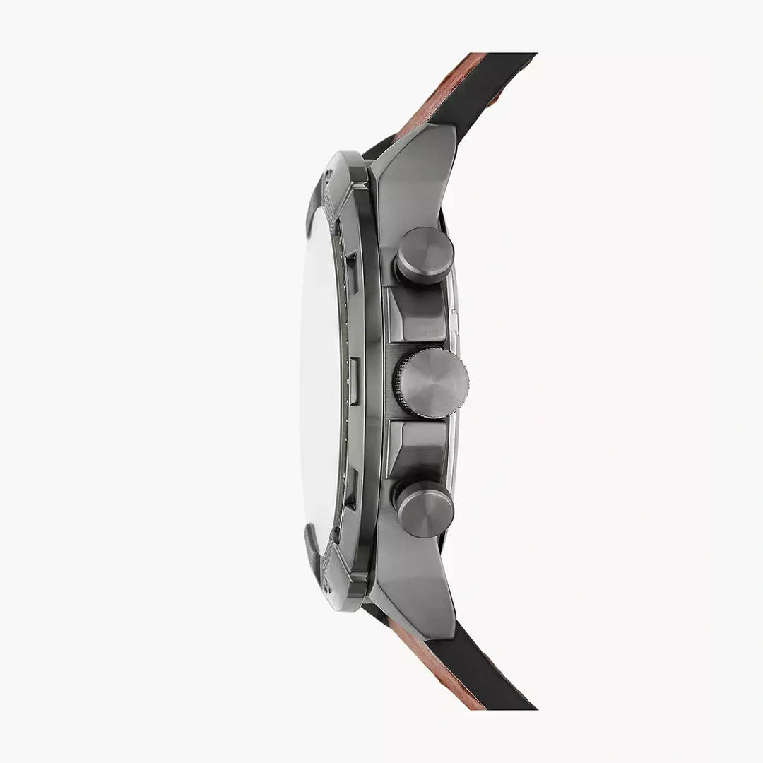 Fossil Bronson Chronograph Brown LiteHide™ Leather Watch