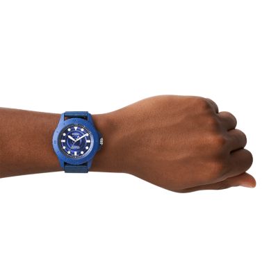 Fossil FB - 01 Solar-Powered Blue #tide Ocean Material® Watch