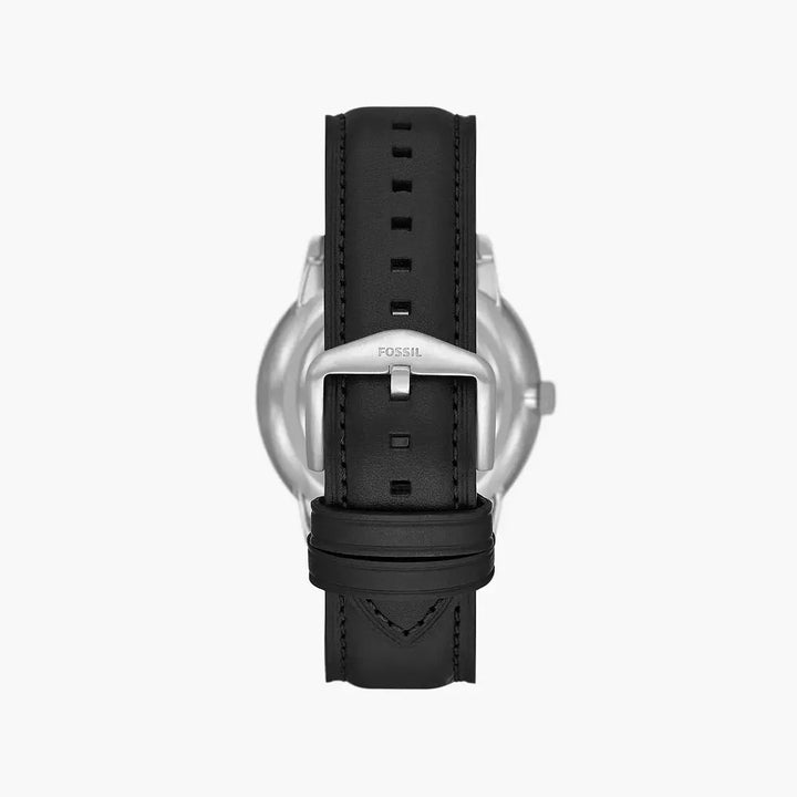 Fossil Neutra Moonphase Multifunction Black LiteHide™ Leather Watch