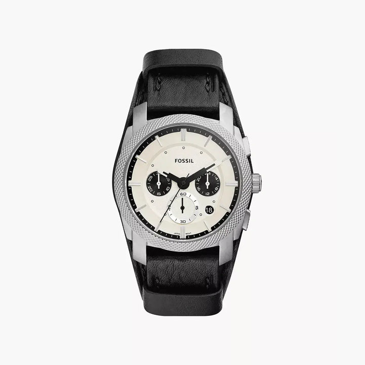 Fossil Machine Chronograph Black LiteHide™ Leather Watch