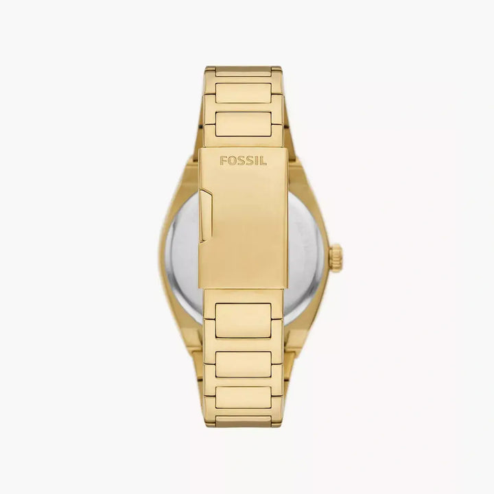 Fossil Everett Three-Hand Date Gold-Tone Stainless Steel Watch