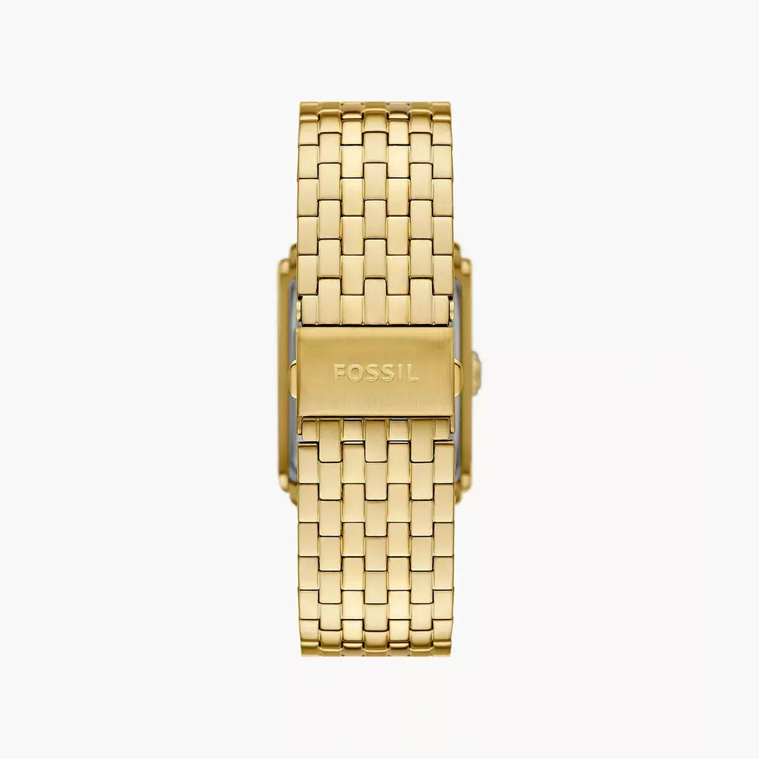 Fossil Carraway Three-Hand Gold-Tone Stainless Steel Watch