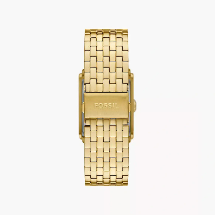 Fossil Carraway Three-Hand Gold-Tone Stainless Steel Watch