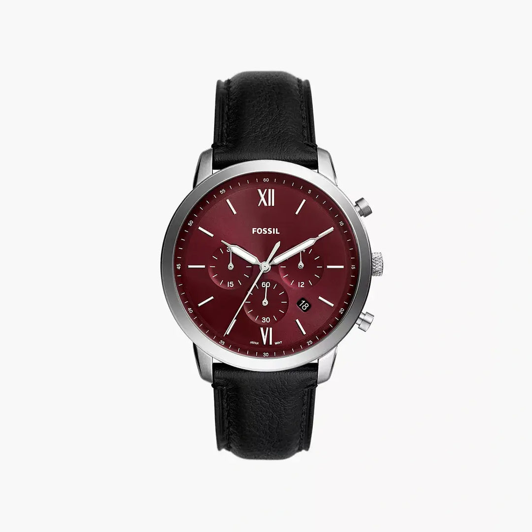 Fossil Neutra Chronograph Black LiteHide™ Leather Watch