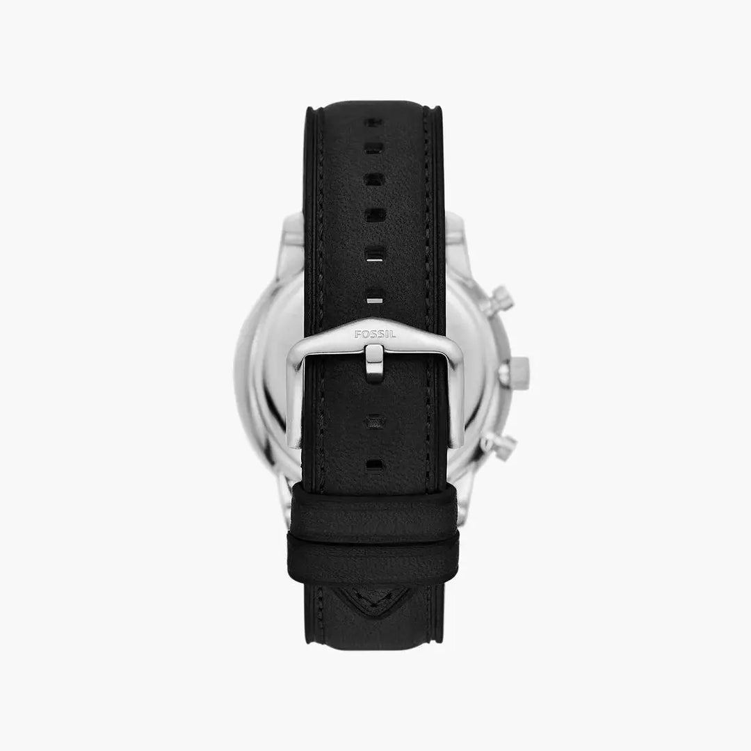 Fossil Neutra Chronograph Black Leather Watch