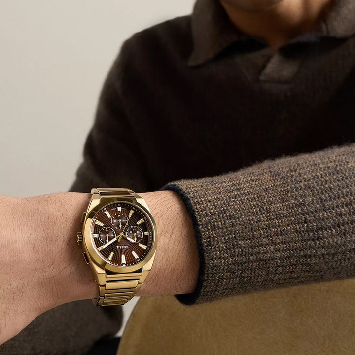 Fossil FS6184 Brown Dial Men&