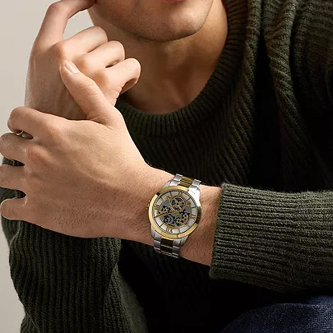 Fossil FS6193 Silver Dial Men&