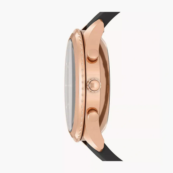 Fossil Stella Gen 6 Hybrid Smartwatch Black Leather