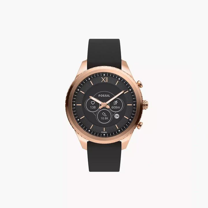 Fossil Stella Gen 6 Hybrid Smartwatch Black Leather