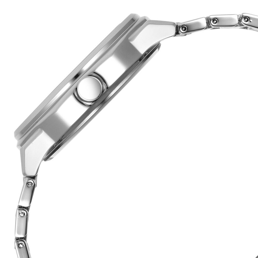 Fastrack Vyb Quest Quartz Analog Blue Dial Silver Color Metal Strap Watch For Guys FV30009SM01W