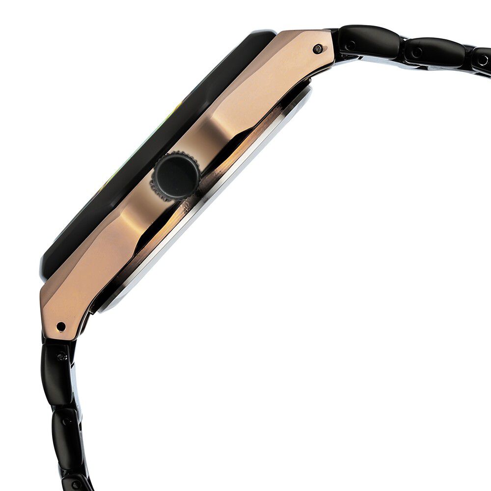 Fastrack Vyb Limitless Quartz Analog Black Dial Black Color Metal Strap Watch For Guys FV30012KM01W