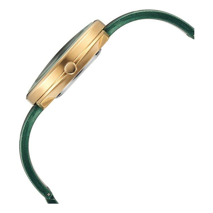 Fastrack Vyb Siren Quartz Analog Green Dial Metal Strap Watch for Girls FV60004KM02W