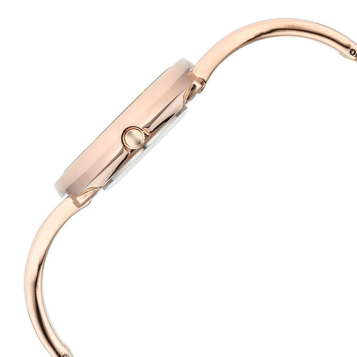 Fastrack Fastrack Vyb Diva Quartz Analog Rose Gold Dial Rose Gold Metal Strap Watch For Women FV60028WM01W