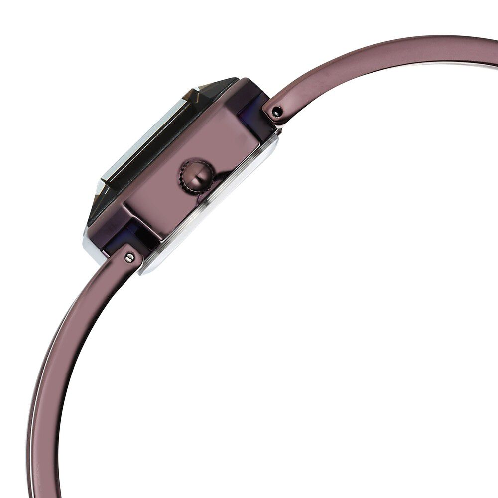 Fastrack Vyb Striker Quartz Analog Brown Dial Brown Metal Strap Watch For Girls FV60045QM01W