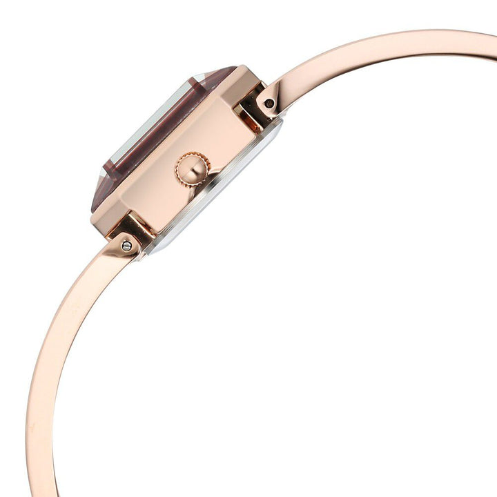 Fastrack Vyb Striker Quartz Analog Rose Gold Dial Rose Gold Metal Strap Watch For Girls FV60045WM01W