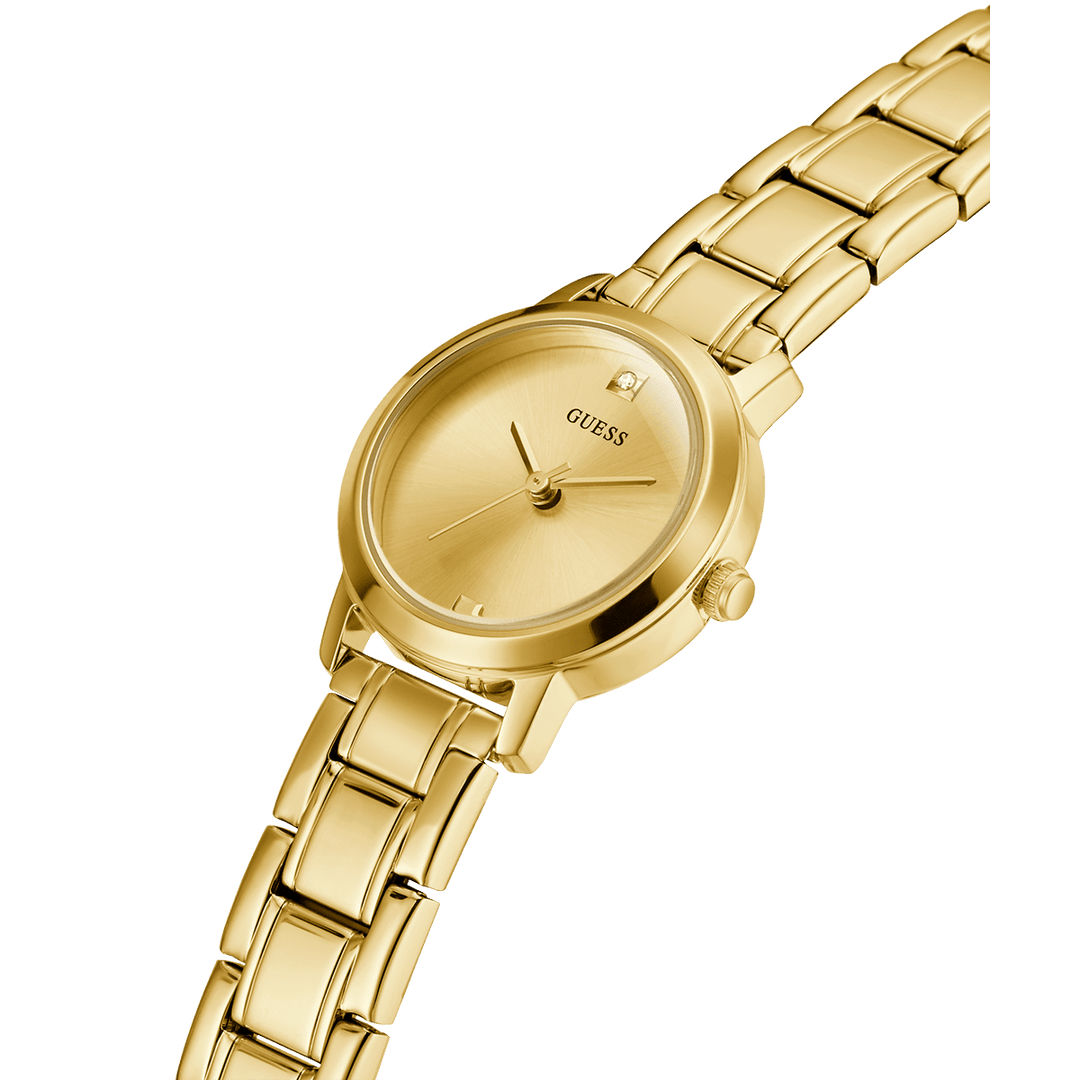 GUESS Ladies Gold Tone Analog Watch