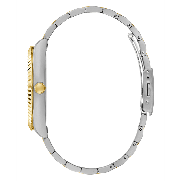 GUESS Mens 2-Tone Day/Date Watch