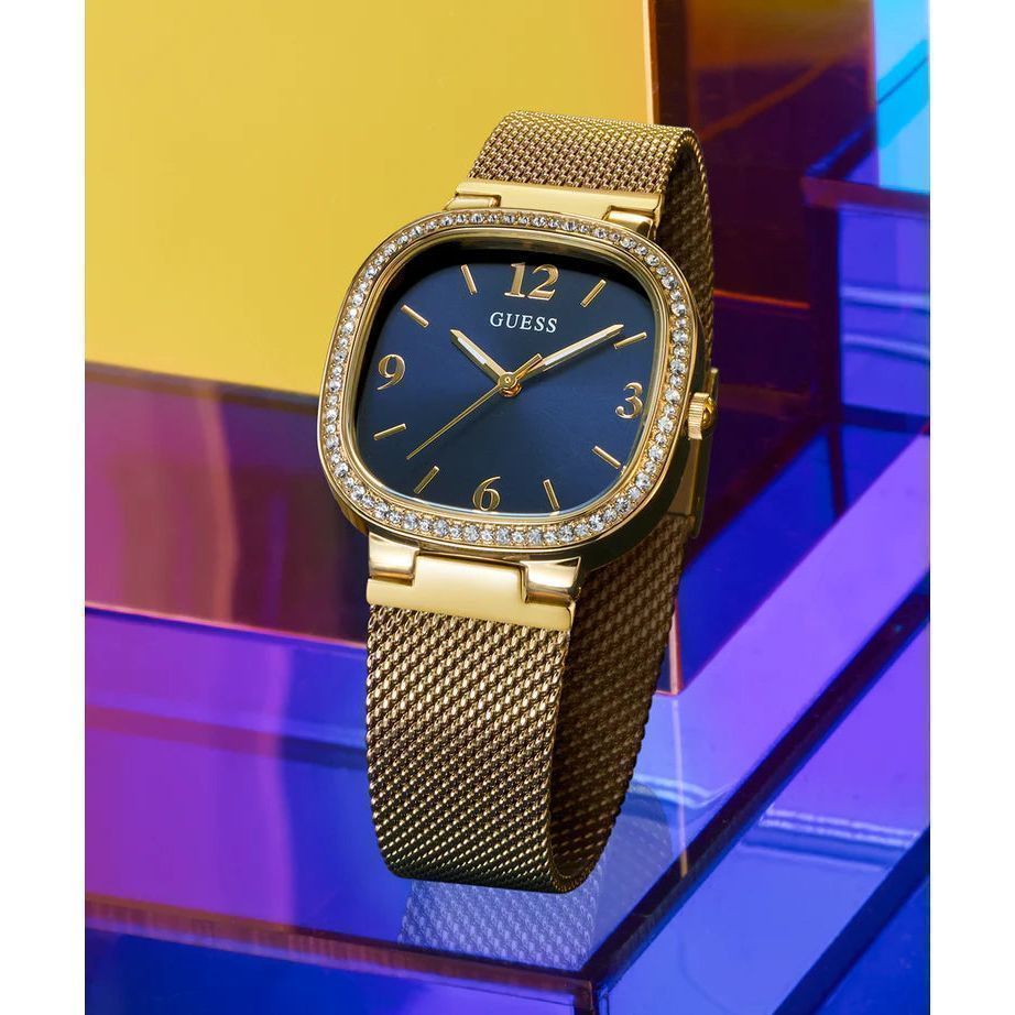 GUESS Ladies Gold Tone Analog Watch GW0354L6