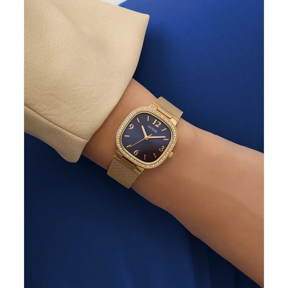 GUESS Ladies Gold Tone Analog Watch GW0354L6