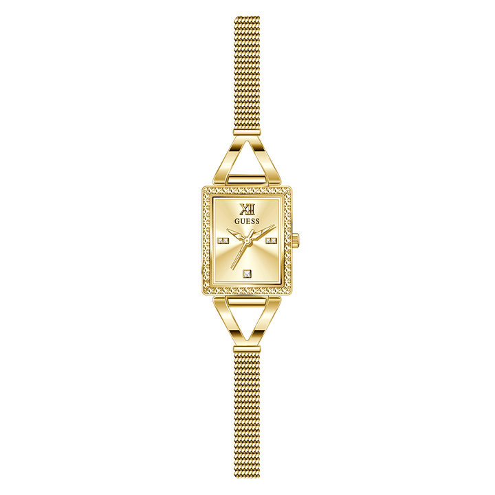 GUESS Ladies Gold Tone Analog Watch