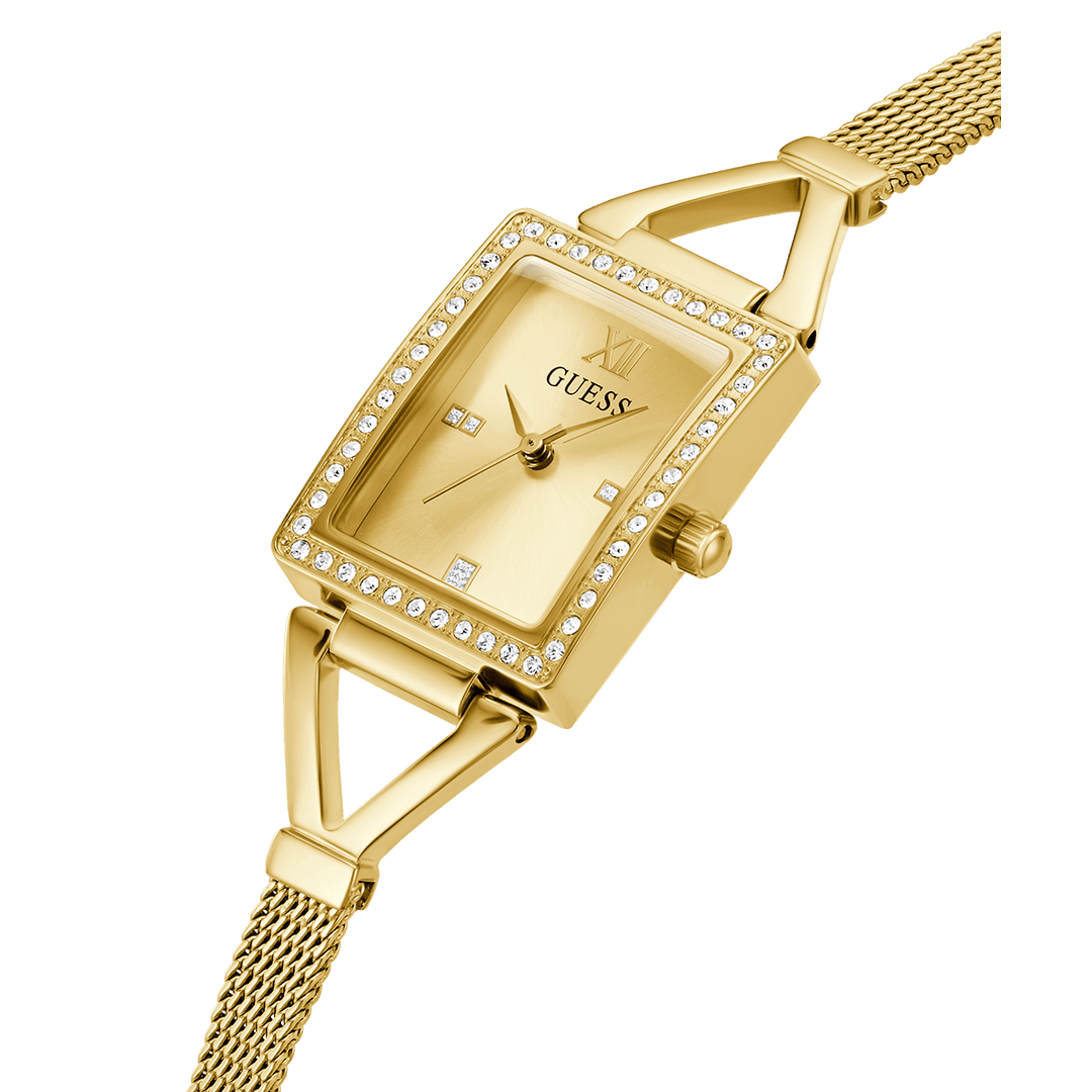GUESS Ladies Gold Tone Analog Watch